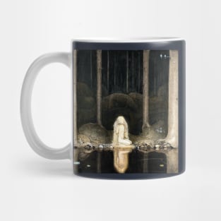 Leap the Elk and Little Princess Cottongrass - John Bauer Mug